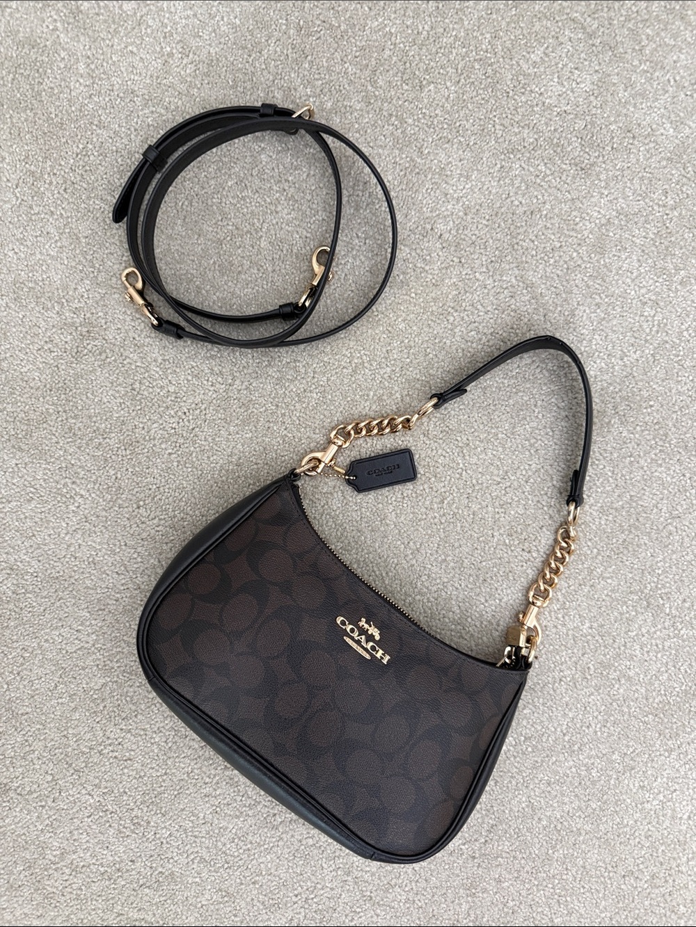 Coach Teri Shoulder Bag in Signature Canvas